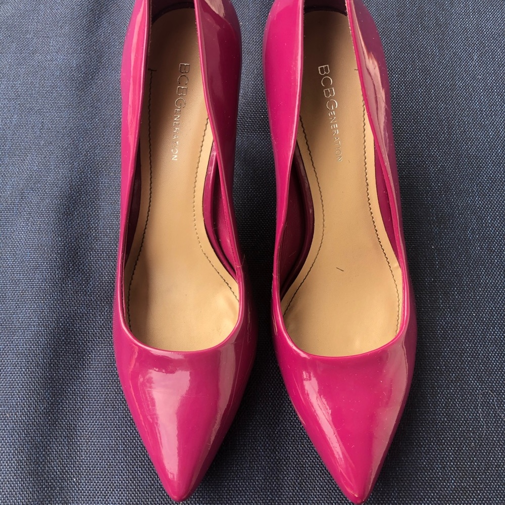BCBG pink heels 8.5